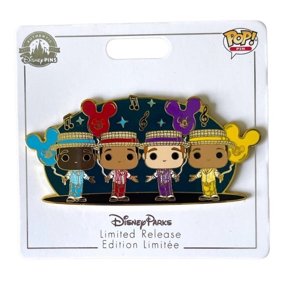 Disney Jewelry - Disney Parks The Dapper Dans Main Street USA Funko Pop! Limited Release Pin NWT